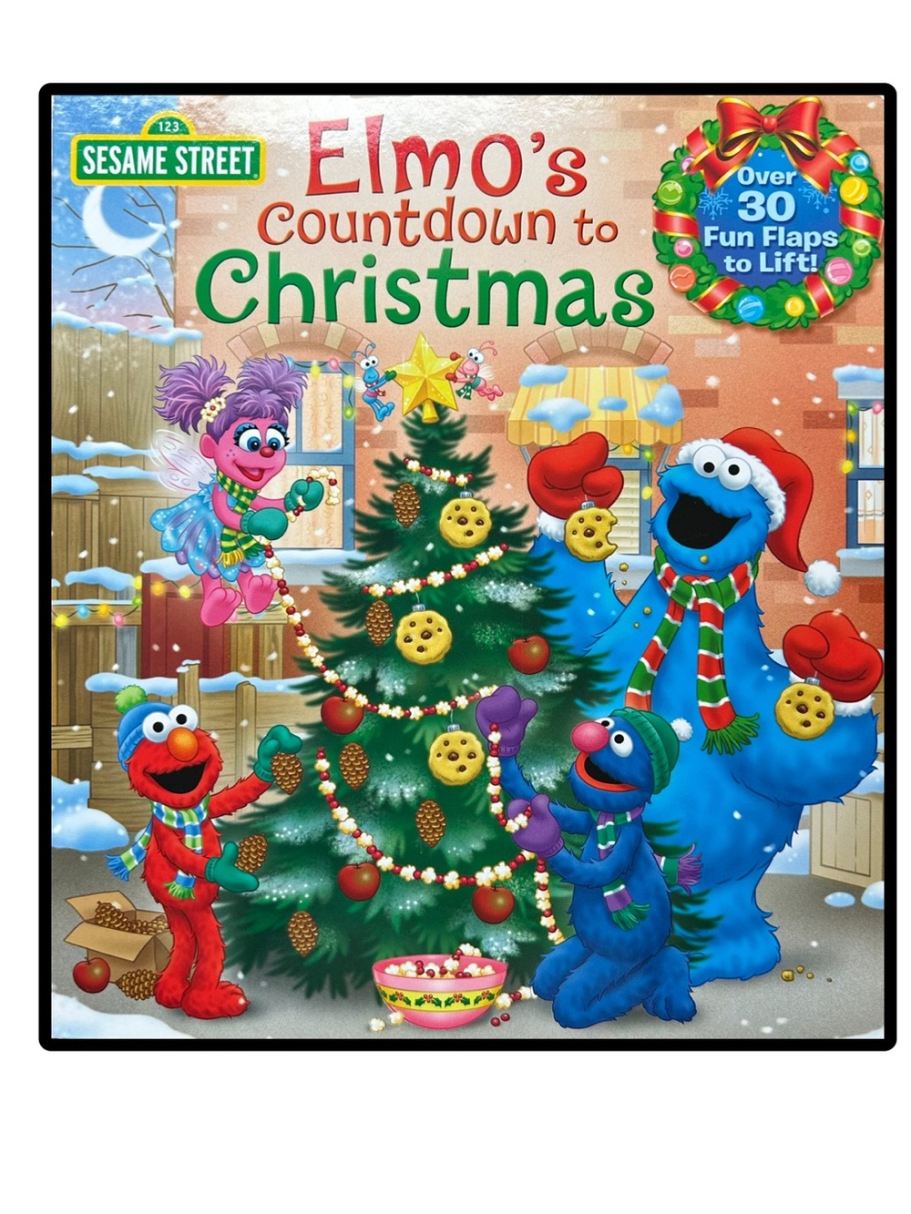 BUNDLE & SAVE🎉Sesame Street Elmo’s Countdown to Christmas Lift A Flap board book